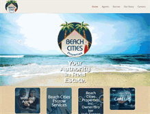 Tablet Screenshot of beachcitiesinfo.com